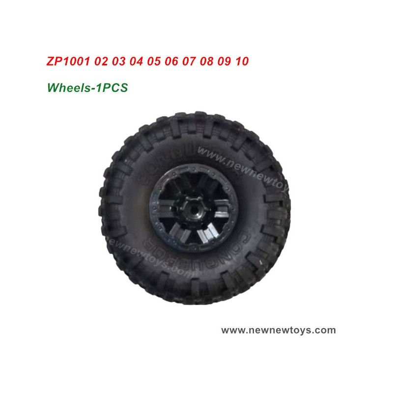 HB Toys 1/10  ZP1005 ZP1006 ZP1007 ZP1008 ZP1009 ZP1010 Parts Wheel-Black Color