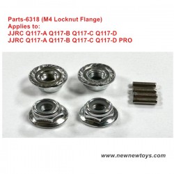 JJRC Q117A Q117B Q117C Q117D PRO Parts M4 Locknut Flange+Wheel Pin 6318