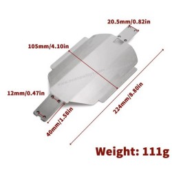 MJX HYPER GO 16209 metal chassis