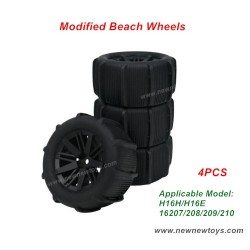 MJX HYPER GO 1/16 RC Car Parts Beach Wheels For 16207 16208 16209 16210 RC Car