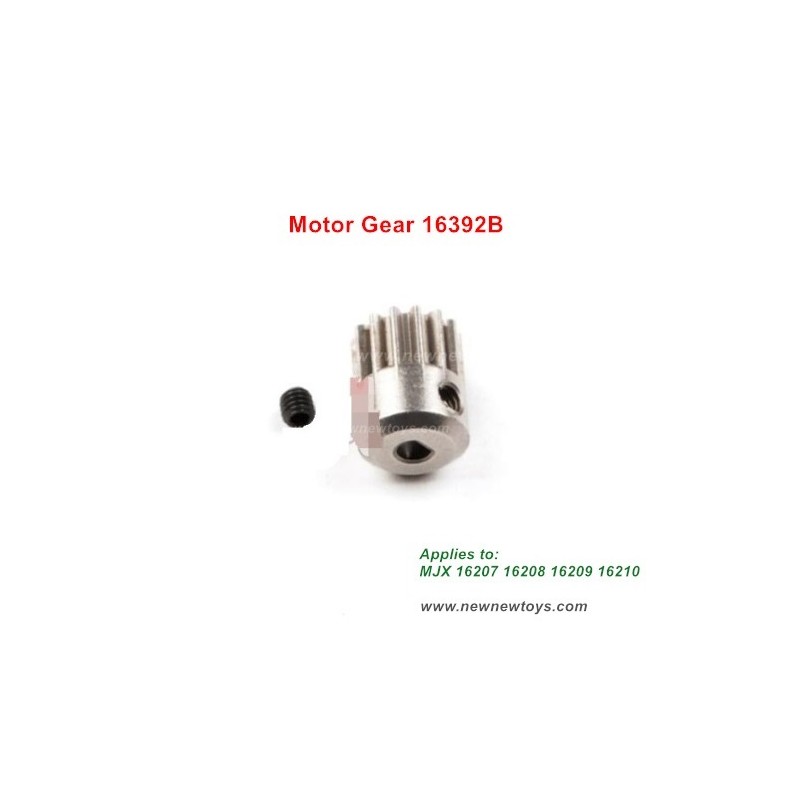 MJX HYPER GO Parts Motor Gear 16392B For 16207 16208 16209 16210 RC Car