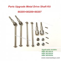 Haiboxing RC Car Parts 90205+90206+90207 For HBX 901A Upgrades-Metal Drive Shaft Kit