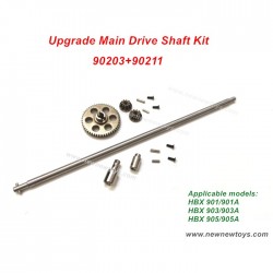 Parts 90203+90211 For HBX 901/HBX 901A Upgrades-Main Drive Shaft Kit