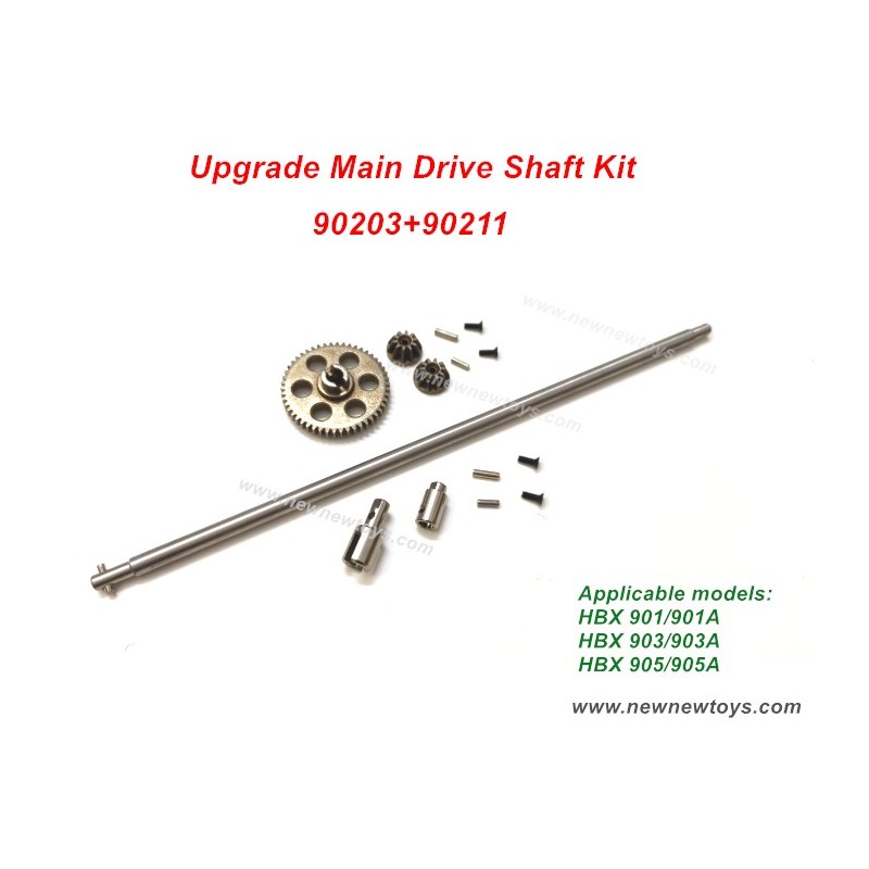 Twister RC Car Parts For HBX 905/HBX 905A Upgrade Main Drive Shaft Kit 90203+90211