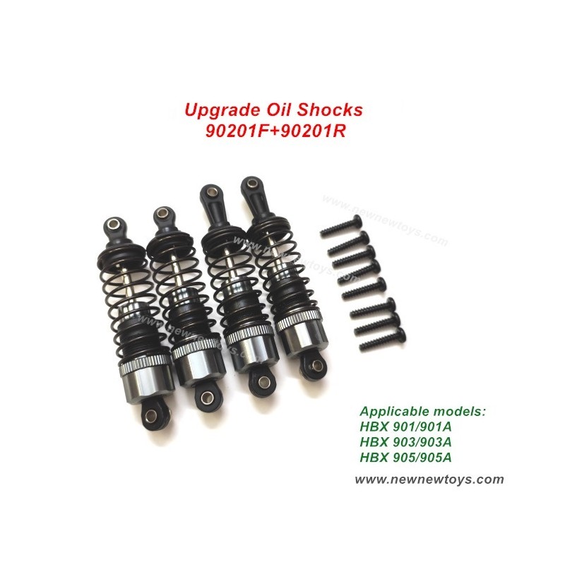 Haiboxing RC Car Parts HBX 905A Upgrade Oil Shock 90201F+90201R