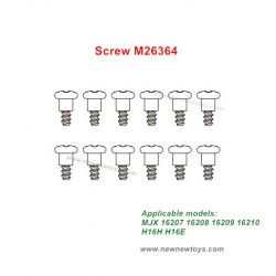 MJX HYPER GO 1/16 Parts M26364 Screw For 16207 16208 16209 16210 RC Car