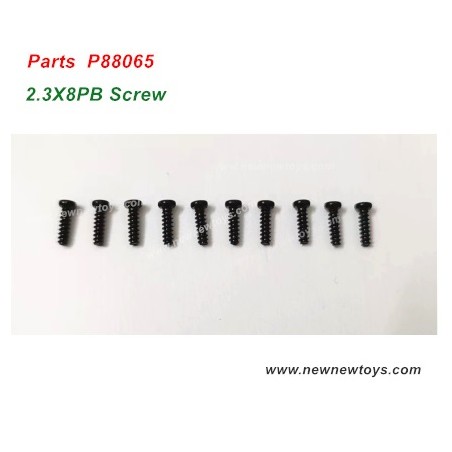 Enoze 9501E Spare Parts P88065, 2.3X8PB Screw