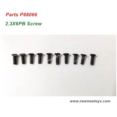 Enoze 9501E Spare Parts P88066, 2.3X6PB Screw