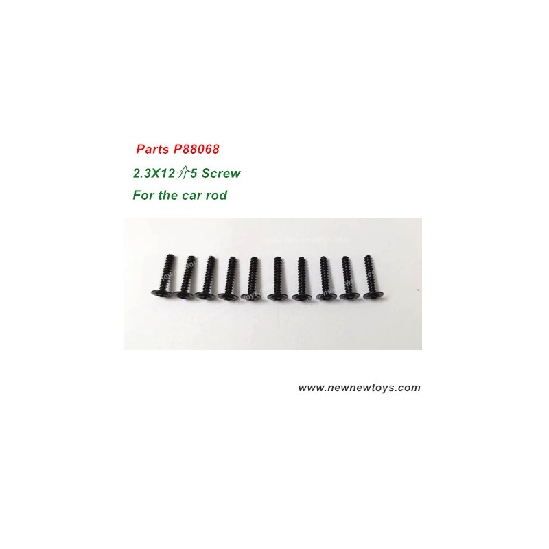 Enoze 9501E Spare Parts P88068, 2.3X12 Screw