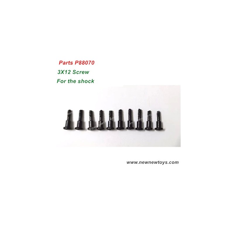 Enoze 9501E Spare Parts P88070, 3X12 Screw