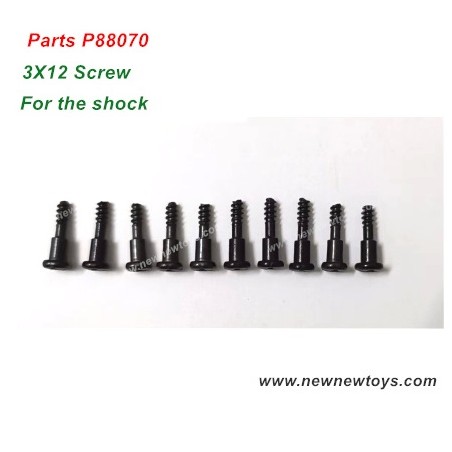 Enoze 9500E Parts P88070, 3X12 Screw