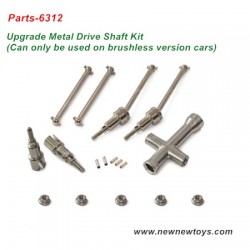 6312 Metal Drive Shaft Kit For SCY 16103 PRO Brushless Car Parts
