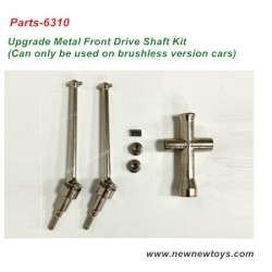 SCY 16103 Pro Parts 6310 Metal Front Drive Shaft