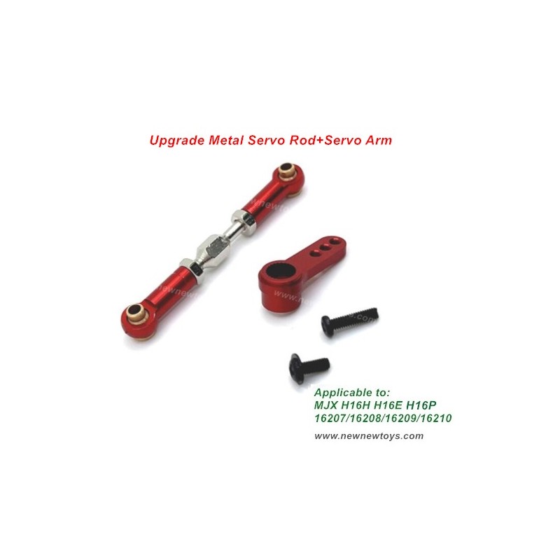 MJX HYPER GO H16H H16E H16P Upgrade Metal Servo Rod+Servo Arm