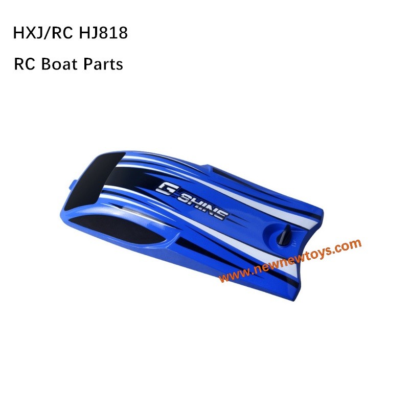 HXJRC HJ818 RC Boat Parts Upper Cover HJ818-026 Blue