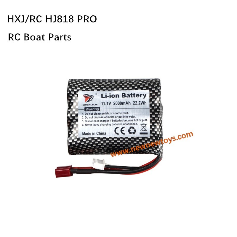 Hongxunjie HJ818PRO RC Boat Parts Battery HJ818-003 11.1V 2000mAh