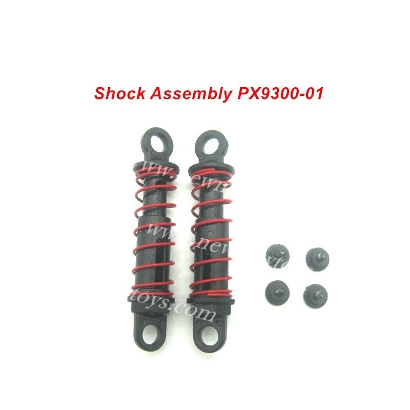 PXtoys 9300 Shock Parts-PX9300-21, Red Color