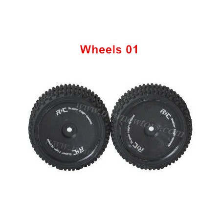 XLF F17 Tire Parts, Small Version