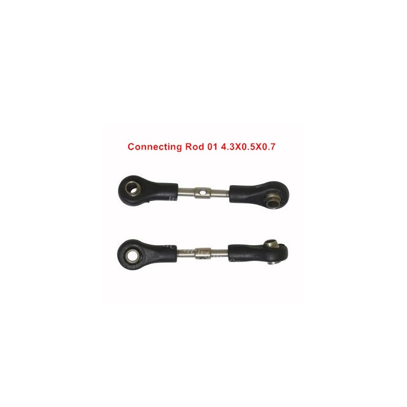 XLF F17 Parts Connecting Rod 01 (4.3X0.5X0.7)