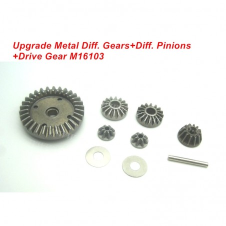HBX 16890 Upgrade Metal Diff. Gears Kit-M16103