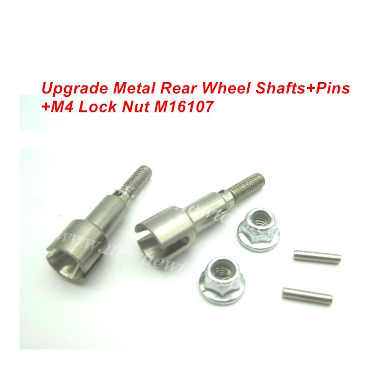 HBX Destroyer 16890 Upgrade Metal Rear Wheel Shafts Cup Parts M16107
