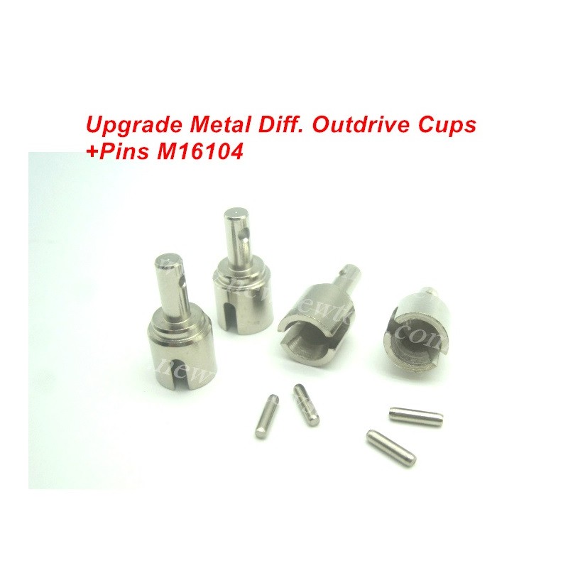HBX 16889 Upgrade Parts M16104-Metal Diff. Outdrive Cups Kit