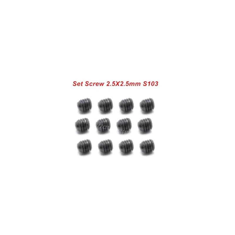 HBX 16889 RC Truck Screw S103 2.5X2.5mm