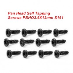 HBX 16889A Screws S161 PBHO2.6X12mm