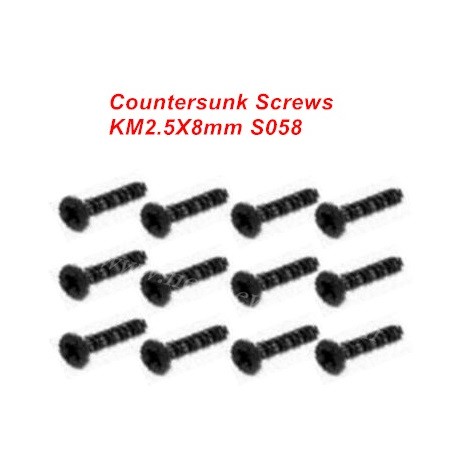HBX 16890 Screws Parts S058 KM2.5X8mm
