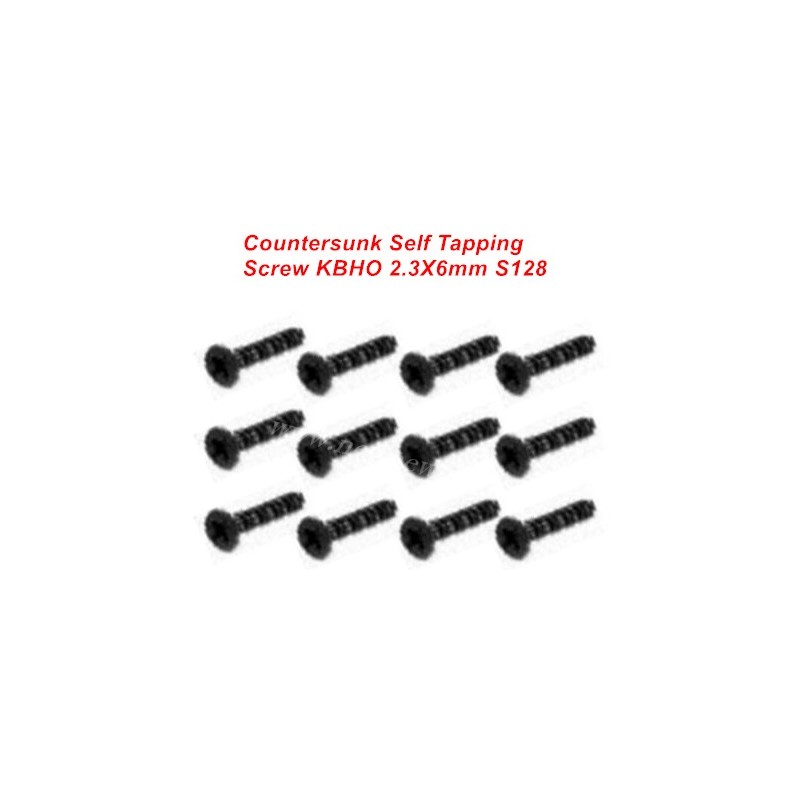 HBX 16890 Screw Parts S128 KBHO2.3X6mm