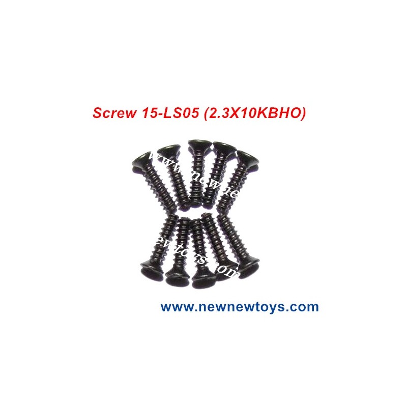 Xinlehong X9115 Screws Parts 15-LS05, Countersunk Head Screw (2.3X10KBHO)