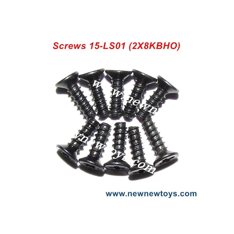 Xinlehong X9115 Parts 15-LS01, Countersunk Head Screws (2X8KBHO)