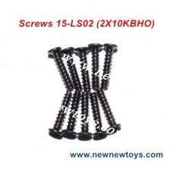 Xinlehong X9115 Screws Parts 15-LS02, Countersunk Head Screws (2X10KBHO)