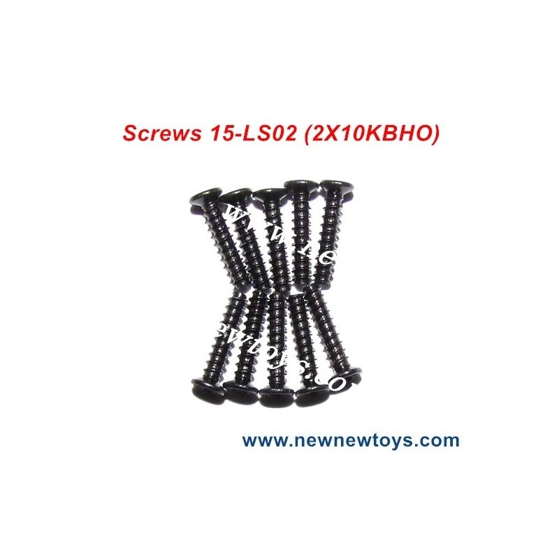 Xinlehong X9115 Screws Parts 15-LS02, Countersunk Head Screws (2X10KBHO)
