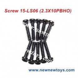 Xinlehong X9115 Screws Parts 15-LS06, Round Headed Screw (2.3X10PBHO)