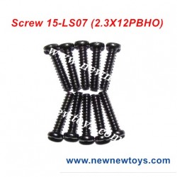 Xinlehong X9115 Screws Parts 15-LS07, Round Headed Screw (2.3X12PBHO)