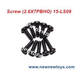 Xinlehong X9115 Screws Parts 15-LS09, (2.6X7PBHO) Round Headed Screw