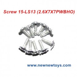 Xinlehong X9115 Screws Parts 15-LS13 , (2.6X7X7PWBHO) Round Headed Screw