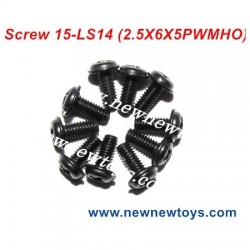 Xinlehong X9115 Screws Parts 15-LS14 , (2.5X6X5PWMHO) Round Headed Screw