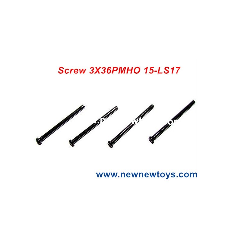 Xinlehong X9115 Screws Parts 15-LS17, 3X36PMHO Round Headed Screw
