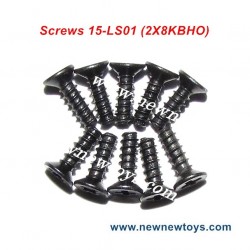 Xinlehong X9116 Screws Parts 15-LS01, Countersunk Head Screws (2X8KBHO)