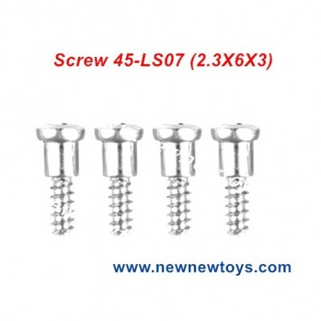 Xinlehong X9116 Screws Parts 45-LS07, (2.3X6X3CBHIN PWBHO) Round Headed Screw