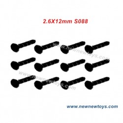 copy of HBX 901 901A Parts S088, Countersunk Self Tapping KBHO 2.6X12mm