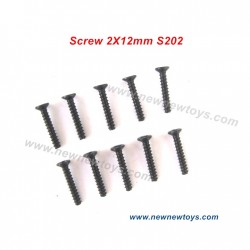 HBX 903 903A Parts S202, Countersunk Self Tapping Screw 2X12mm
