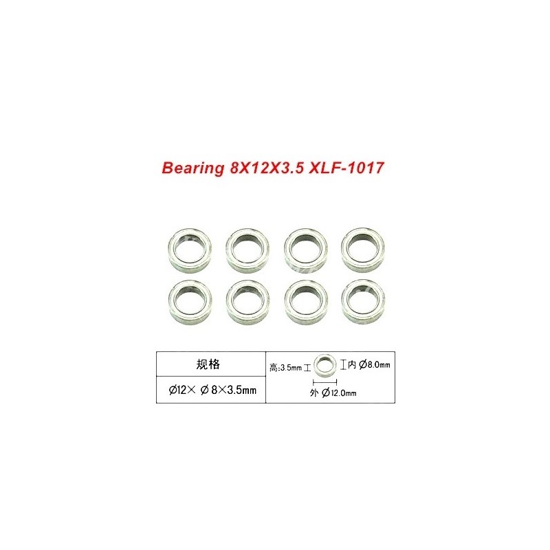 XLF X05 Bearing 8X12X3.5, XLF-1017