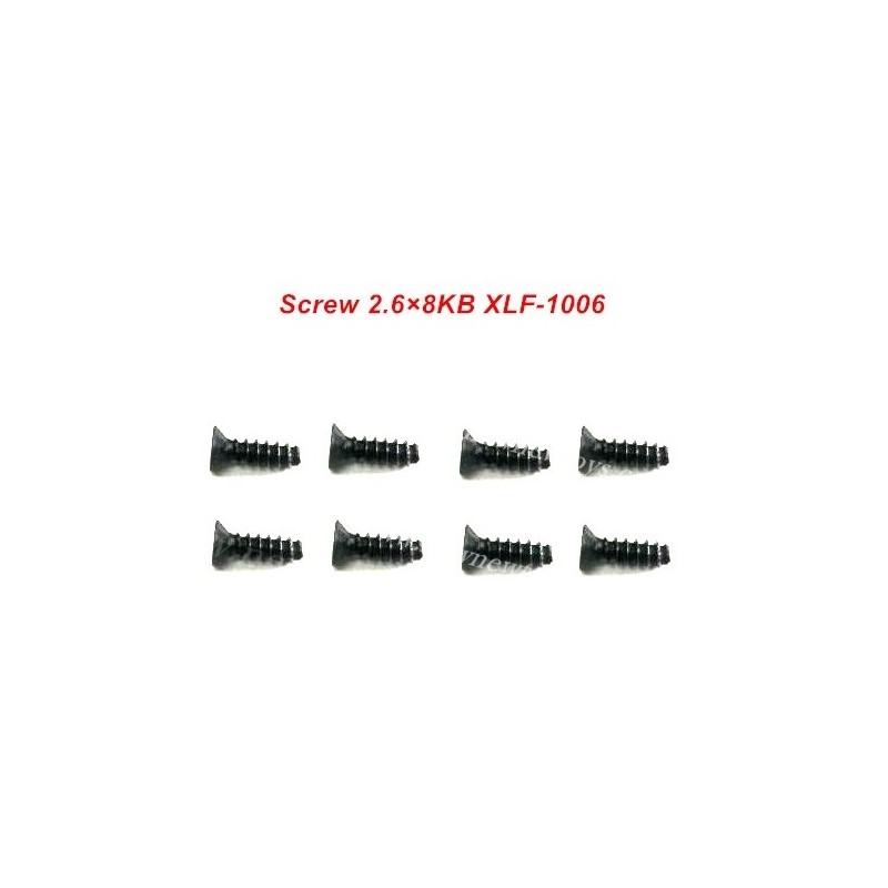 XLF X05 Screw Parts XLF-1006, 2.6×8KB