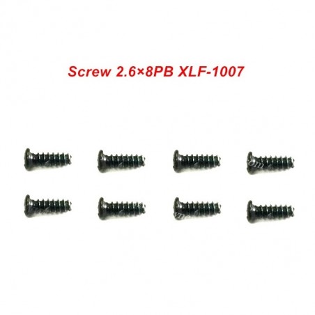 XLF X05 Screw Parts XLF-1007, 2.6×8PB