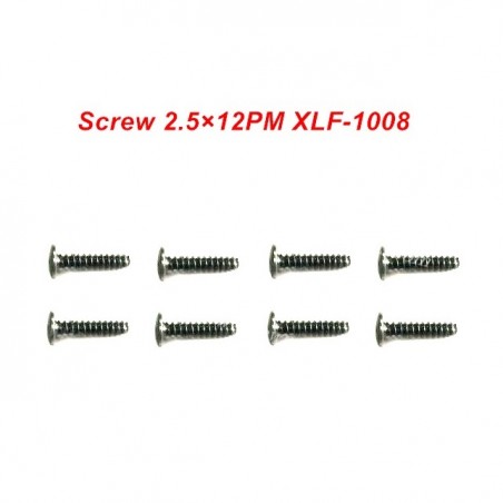 XLF X05 Screw XLF-1008 Parts, 2.5×12PM