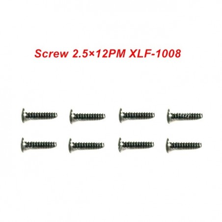 XLF X05 Screw XLF-1008 Parts, 2.5×12PM