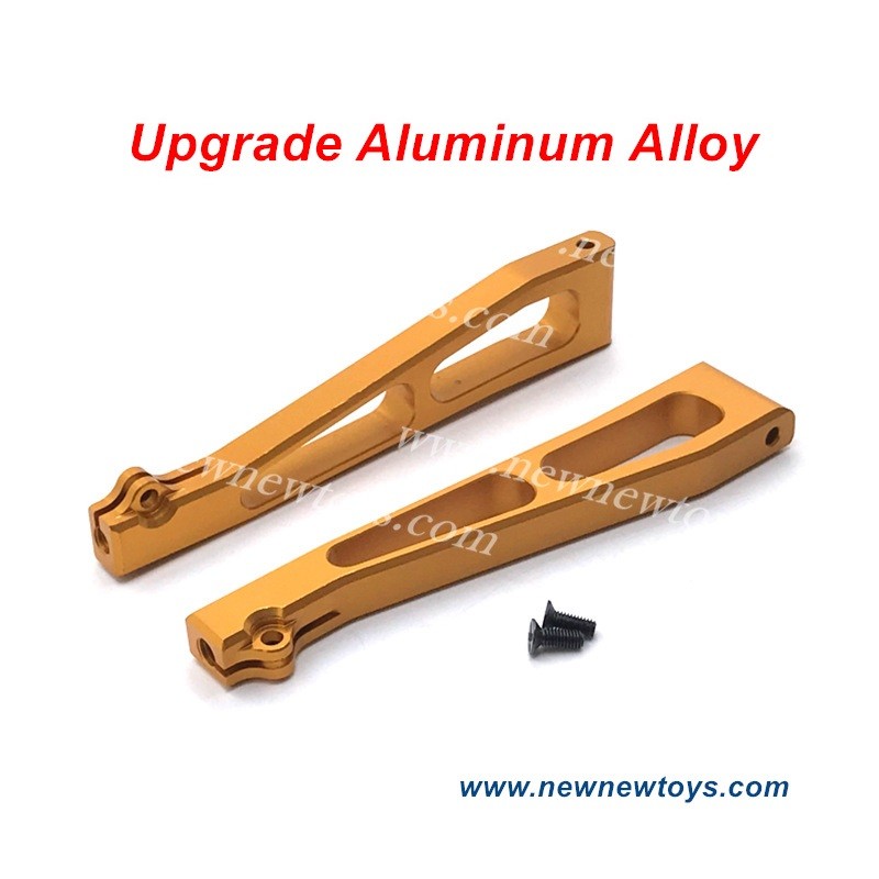 JLB J3 Speed Upgrades-EC1002, EA1002 Top Suspension Arms Metal Version-Gold Color